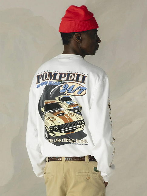 Лонгслив WHAT ́S THE RUSH (размер L, цвет Белый)