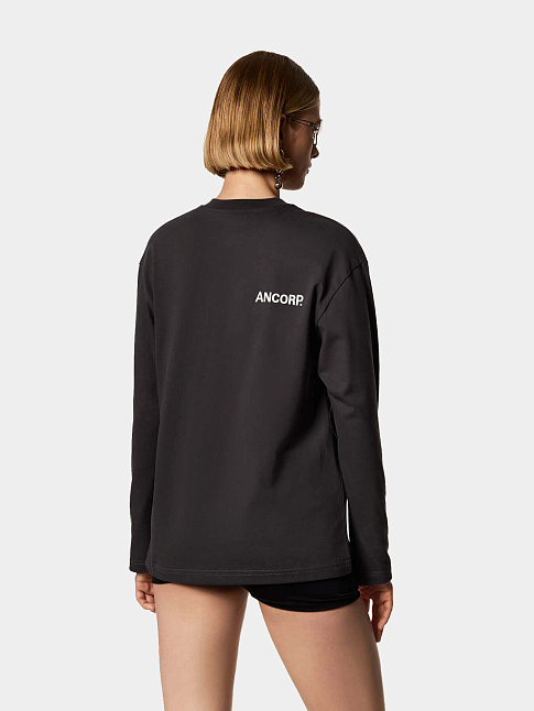 Лонгслив (размер XS, цвет Темно-серый)