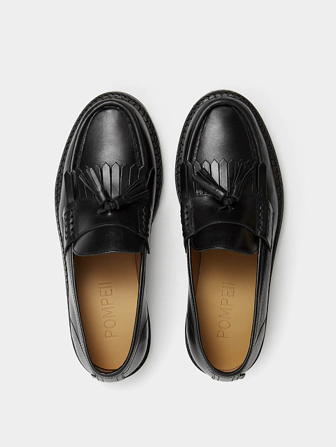 Лоферы MODENA TASSEL (размер 46, цвет Черный)