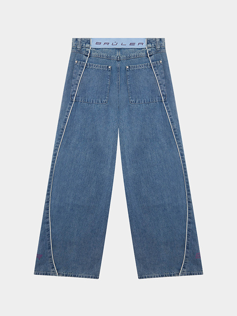 Джинсы LIGNE BLANCHE (размер L, цвет Голубой)