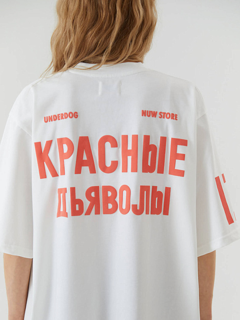 Футболка x NUW (размер S, цвет Белый)