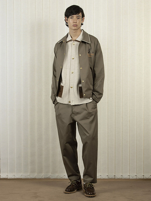 Брюки CROPPED TWILL (размер L, цвет Серый)