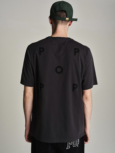 Футболка LOGO (размер M, цвет Темно-серый-Черный)