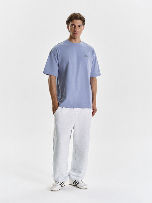 Футболка LOGO DE BASE 02 (размер XL, цвет Синий)