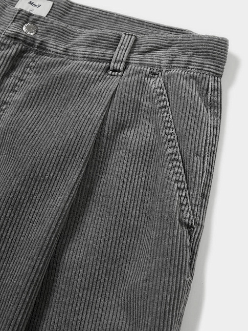 Брюки WASHED CORDUROY (размер M, цвет GREY)