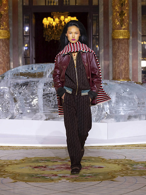 Куртка SURVETEMENT MONOGRAMME (размер XL, цвет Темно-коричневый)