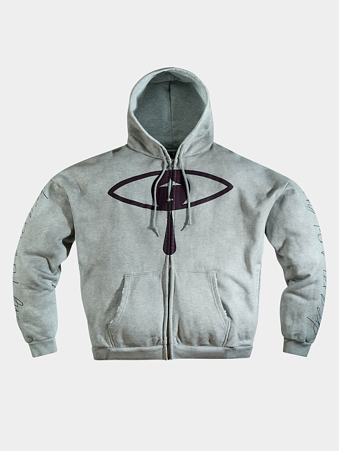 Худи GADAEV DREAM AND BASS (размер XL, цвет Серый)