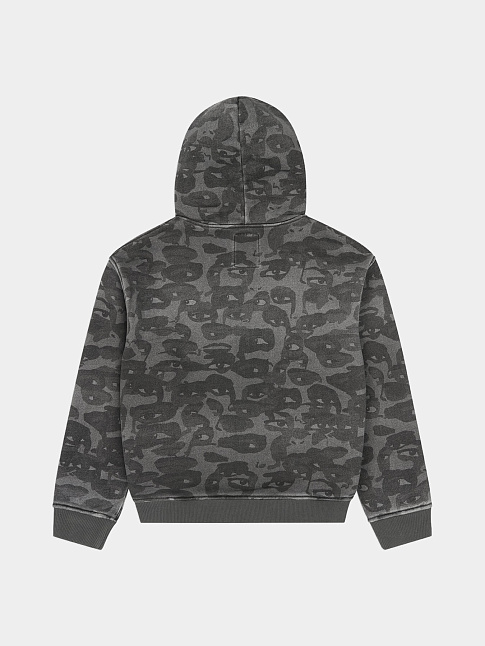 Худи FACE CAMO (размер M, цвет Зеленый)