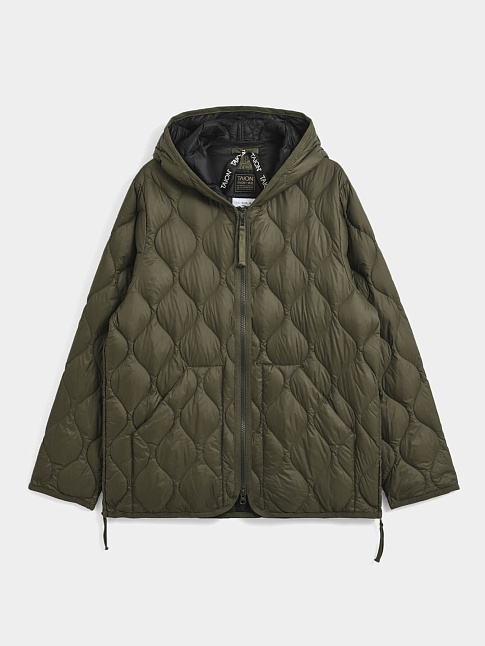 Куртка MILITARY HOOD W-ZIP (размер XXL, цвет Темно-зеленый)