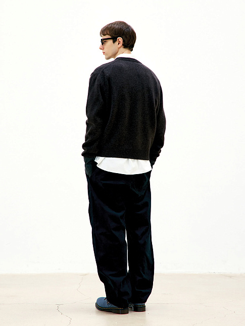 Брюки CORDUROY PANELLED ROUNDING (размер M, цвет Черный)