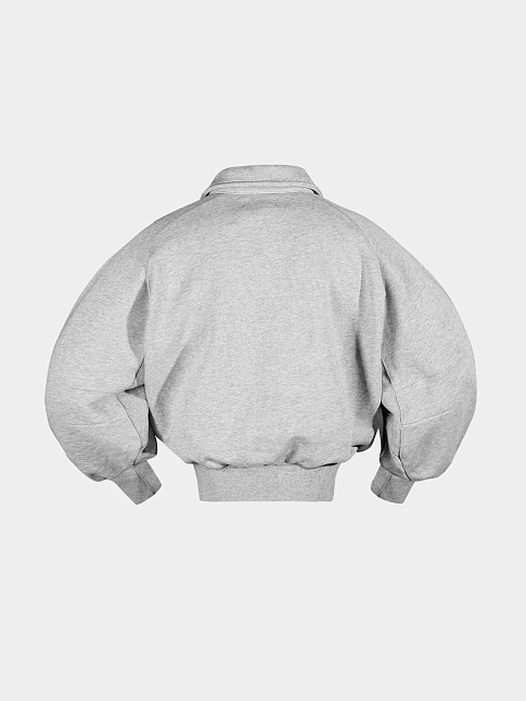 Свитшот CUFF VINTAGE HALF ZIP (размер S, цвет Серый)