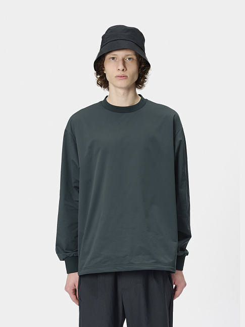 Лонгслив HIGH GAUGE SHIRRING (размер M, цвет Бирюзовый)