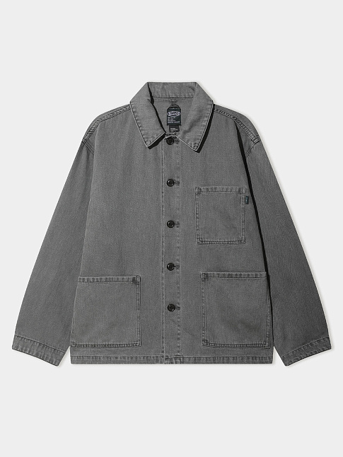 Куртка HEMP WASHED CHORE (размер S, цвет Черный)