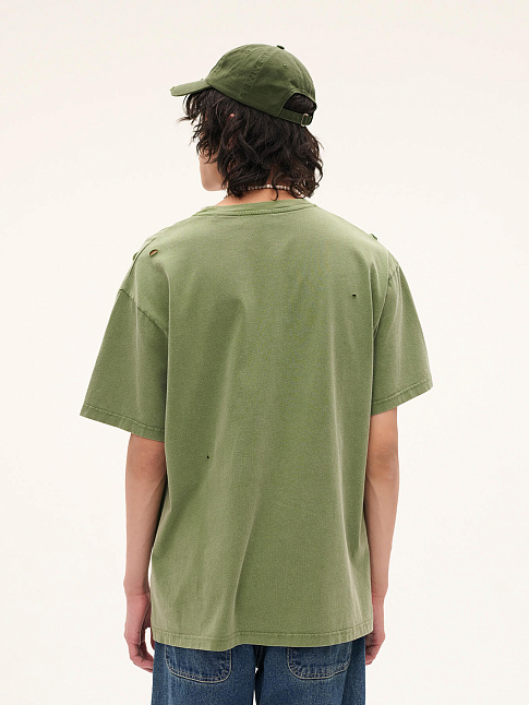 Футболка WHERE THE CORN POPS (размер XS, цвет Зеленый)