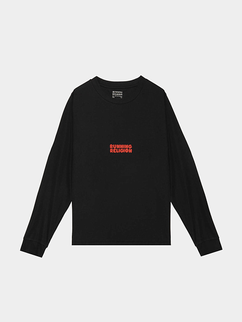 Лонгслив BUBBLE LOGO (размер S, цвет Черный)