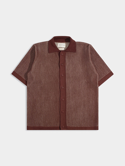 Рубашка VELZY HELIO STRIPE (размер L, цвет Красный)