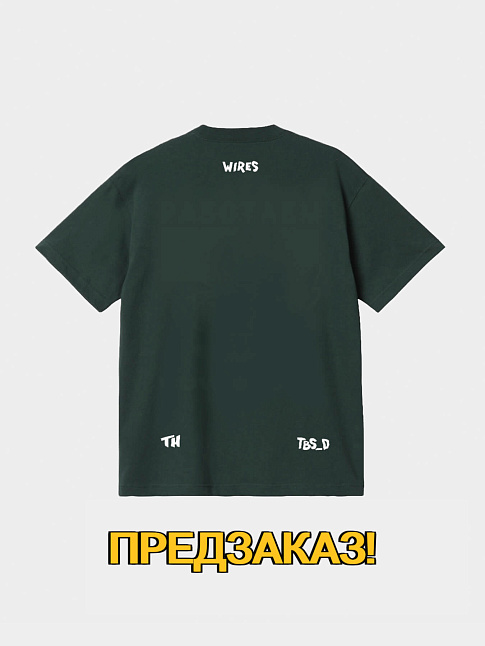 Футболка WIRES WORK (размер L, цвет Зеленый)