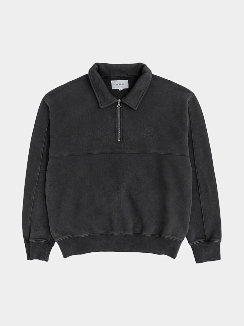 Свитшот GREEN MAN 1/4 ZIP (размер M, цвет Темно-серый)
