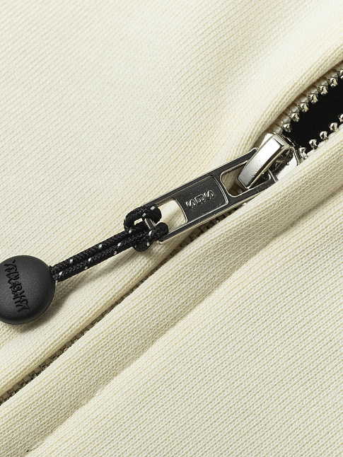 Зип худи HTF (размер S, цвет Бежевый-Темно-серый)