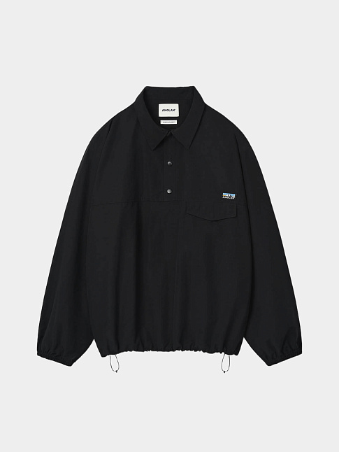 Пуловер PERKY BUTTON COLLAR (размер one size, цвет Черный)
