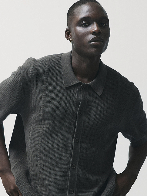 Футболка JEFF SS (размер M, цвет Темно-серый)