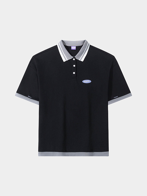 Рубашка поло (размер XL, цвет Черный)