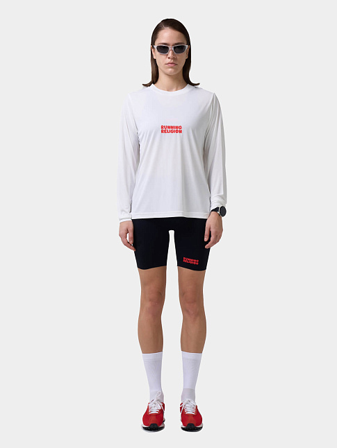 Лонгслив BUBBLE LOGO (размер XXS, цвет Белый)