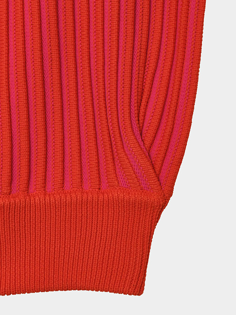 Свитер 2TONE STRIPES RIB (размер L, цвет Оранжевый)