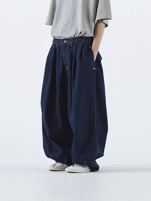 Джинсы RIGID INDIGO DENIM BALLOON (размер L, цвет Синий)