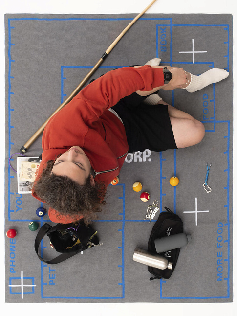 Плед (размер one size, цвет Темно-серый)