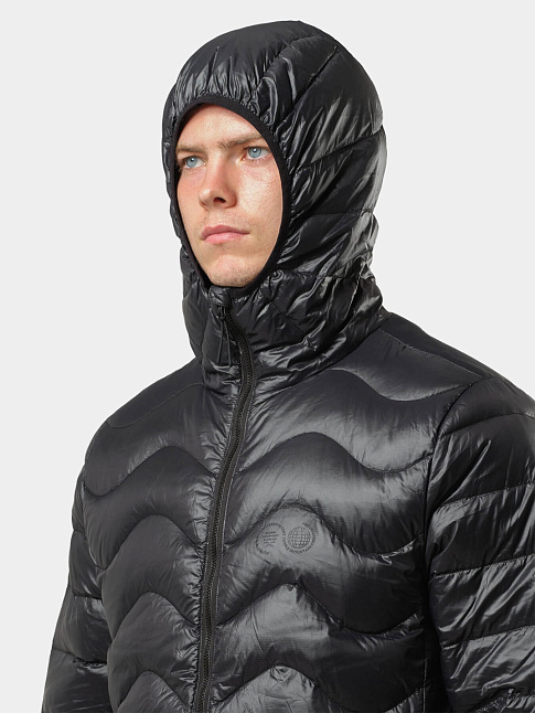 Пуховик WAVES HOODED (размер M, цвет Черный)