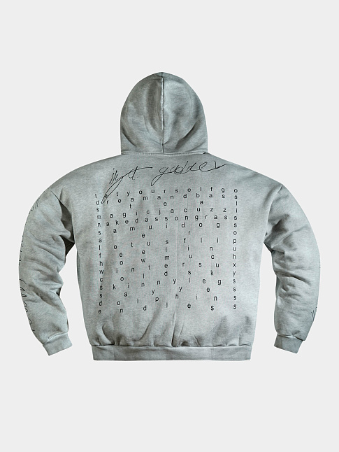 Худи GADAEV DREAM AND BASS (размер XL, цвет Серый)