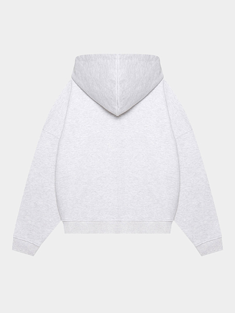 Худи ZIP LOGO DE BASE 01 (размер XXL, цвет Серый)