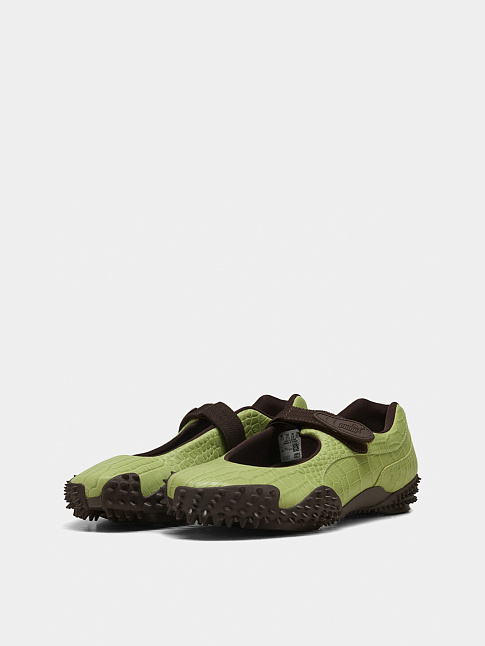 Балетки MOSTRO FEY CROC (размер 38 1/2, цвет Зеленый)