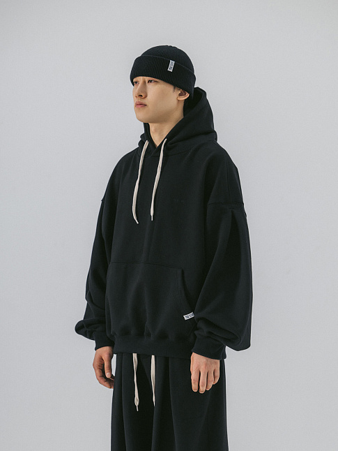 Худи VALLEY TUCK SWEAT BALLOON (размер one size, цвет Черный)