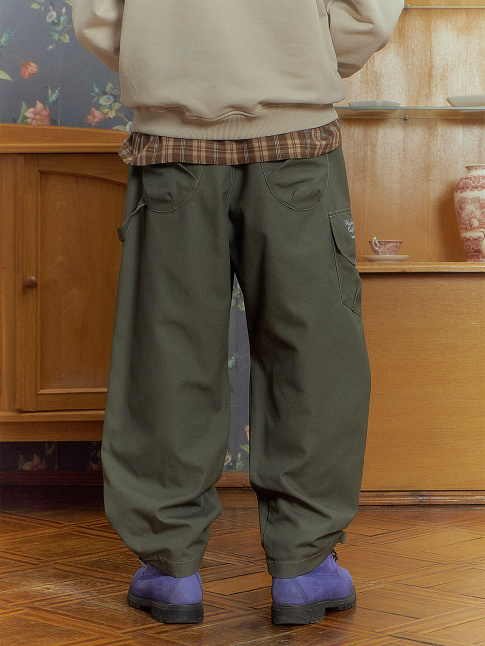 Брюки DUCK CANVAS (размер S, цвет Зеленый)