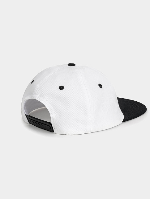 Кепка FLAT (размер one size, цвет Белый-Черный)