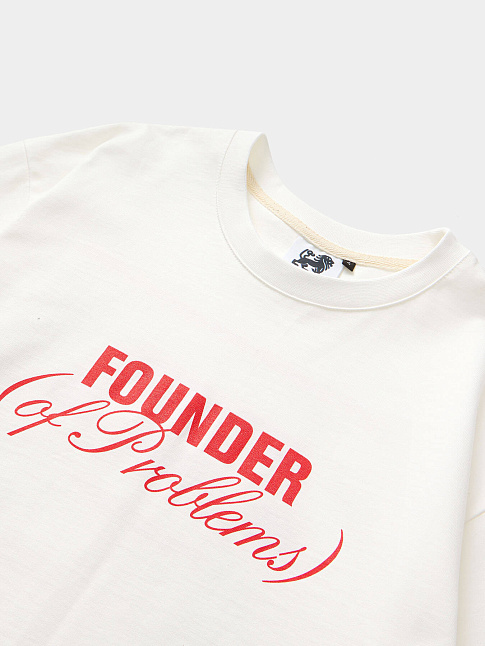Футболка FOUNDER (размер L, цвет Белый)