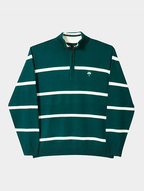 Свитер TRICOT QUARTER ZIP (размер M, цвет Зеленый)