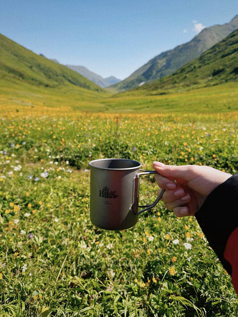 Кружка титановая 300мл (размер one size, цвет Серый)