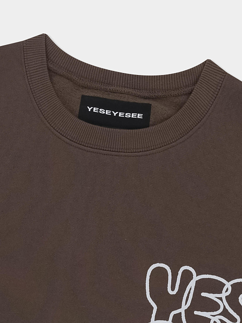 Свитшот C-LOGO (размер M, цвет Коричневый)