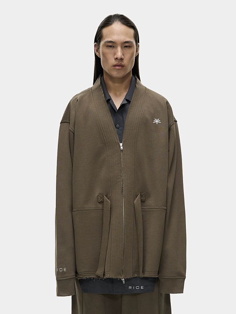 Кимоно FULL-ZIP (размер XL, цвет Коричневый)