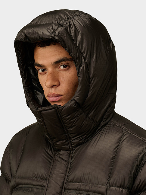 Пуховик D.D. SHELL HOODED LONG DOWN (размер XL, цвет 999)