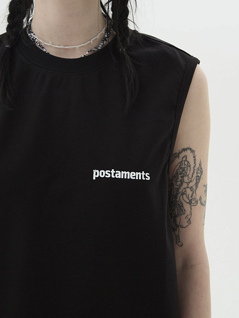 Майка BASIC SMALL (размер XL, цвет Черный)