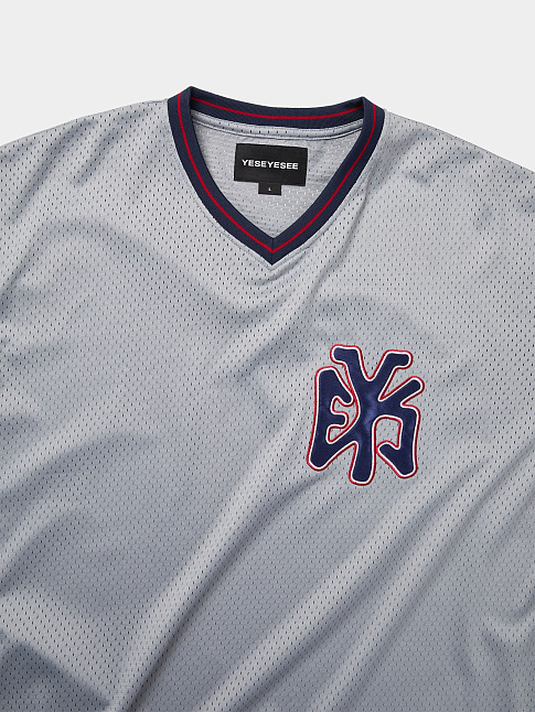 Джерси Y.E.S MESH BASEBALL (размер M, цвет Серый)