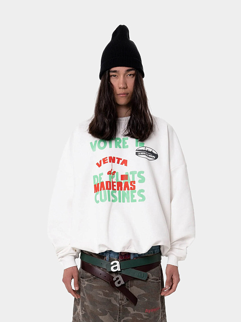Свитшот AYAWASKA MARRAKESH MERCATO (размер L-XL, цвет Белый)