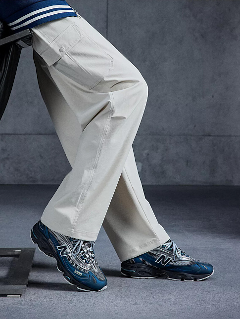 Кроссовки 1000 (размер 40, цвет Синий-Серый)