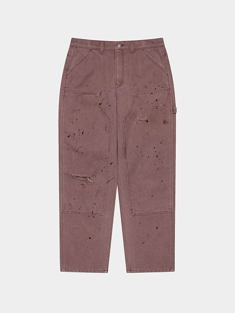 Брюки WASHED DOUBLE KNEE WORK (размер S, цвет Коричневый)
