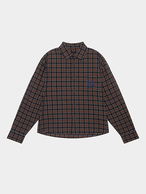 Рубашка DOWNTOWN 98 (размер L-XL, цвет Коричневый)