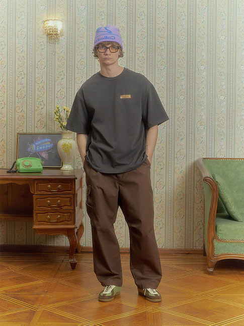 Футболка SLEEPING BUG (размер S, цвет Темно-серый)